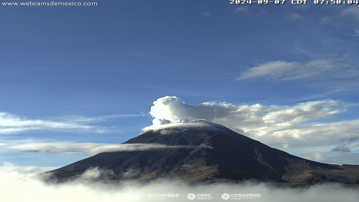 Exhorta CEANPRED a no acercarse al volcán