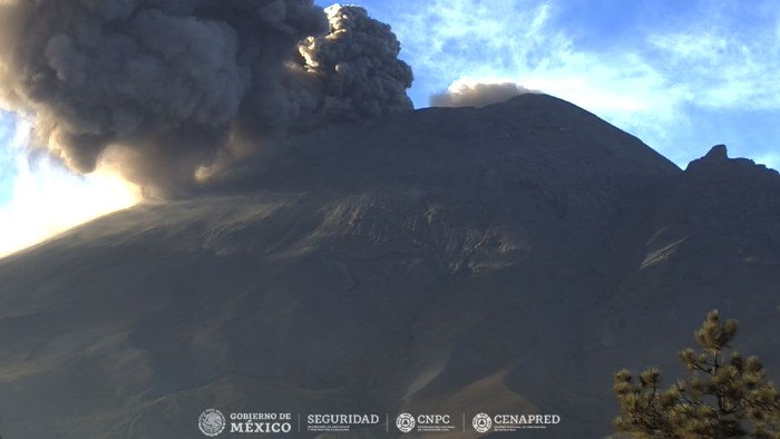 Sistemas de monitoreo del Popocatépetl detectaron 150 exhalaciones