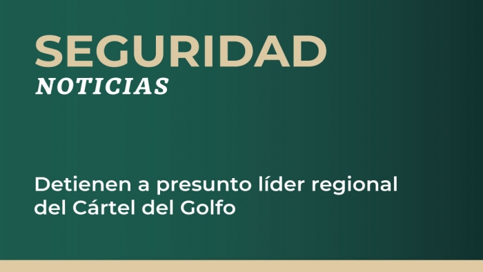 Detienen a presunto líder regional del Cártel del Golfo