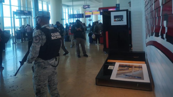 Guardia Nacional descarta detonaciones de arma de fuego en el Aeropuerto Internacional de Cancún