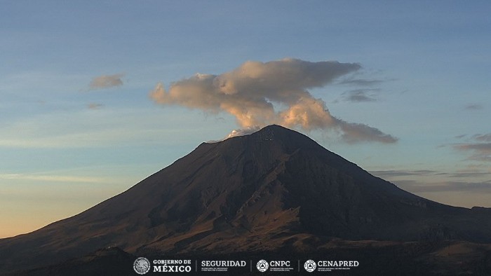 Registra volcán 12 minutos de tremor