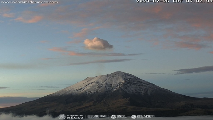 Exhorta CEANPRED a no acercarse al volcán