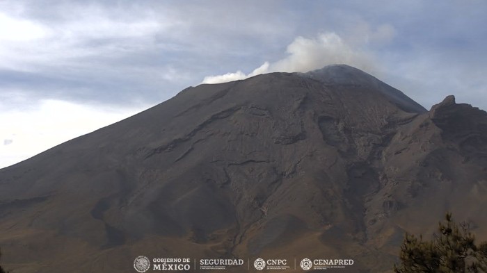 Popocatépetl reporta 49 exhalaciones en las últimas 24 horas