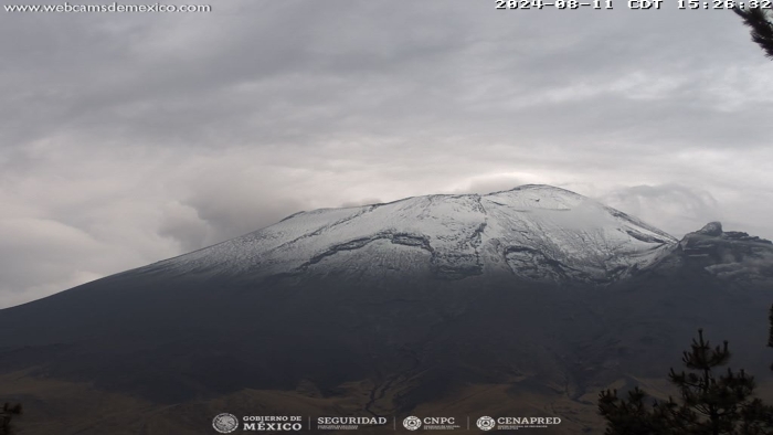 Popocatépetl inicia semana con 107 exhalaciones