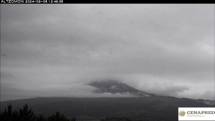 Genera volcán 66 minutos de tremor