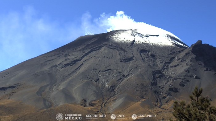 Popocatépetl registra 112 exhalaciones