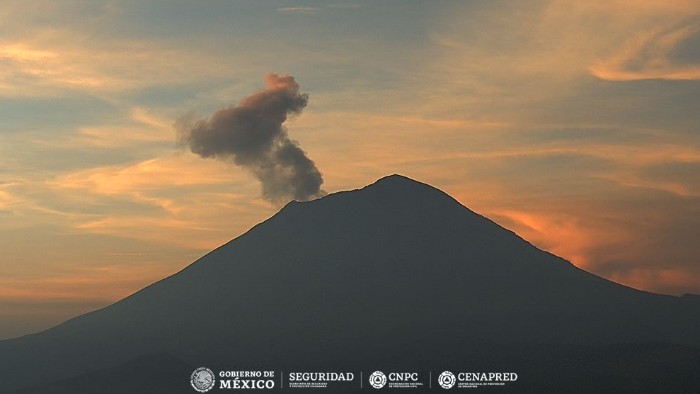 Popocatépetl suma 61 exhalaciones