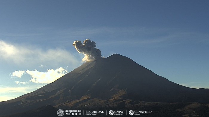 El monitoreo del Volcán Popocatépetl se realiza de forma continua las 24 horas. Cualquier cambio en la actividad será reportado oportunamente.