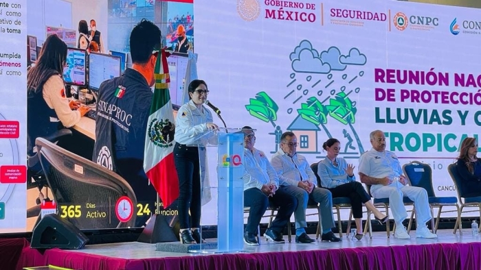 Gobierno de México, preparado para brindar apoyo a la población esta temporada de lluvias y ciclones tropicales 2023