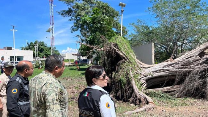 En Jalisco, autoridades federales realizan recorridos para evaluar zonas afectadas por Lidia