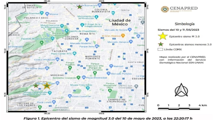 La reciente sismicidad en la Ciudad de México