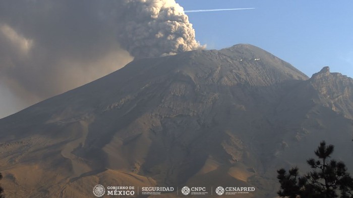 Sistemas de monitoreo del Popocatépetl detectaron 96 exhalaciones