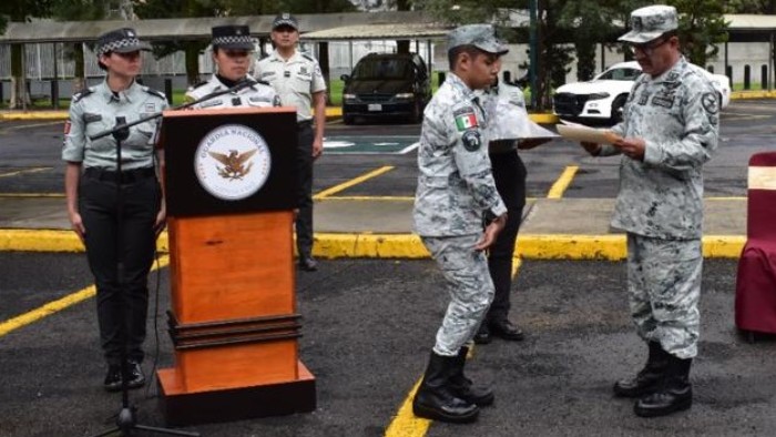 En Ciudad de México, Guardia Nacional nombra a menor de edad Guardia Honorario por un día