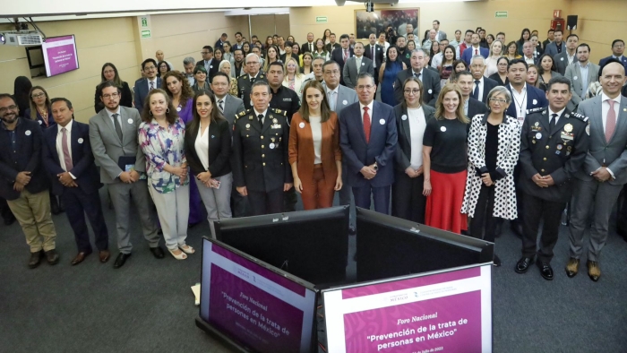 Organiza SSPC foro nacional para prevenir la trata de personas