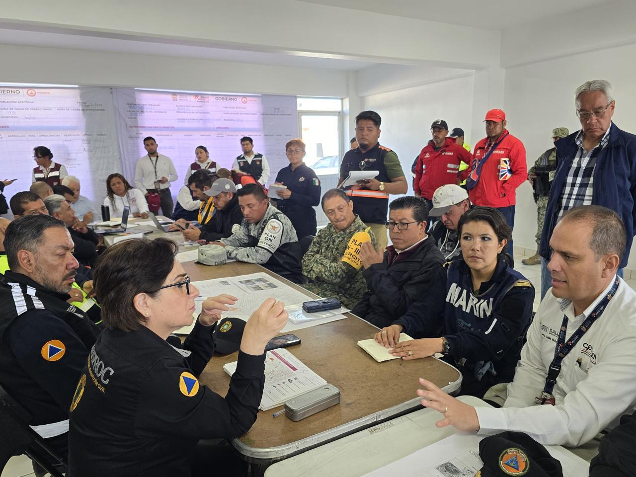 Reporte de acciones en Chalco de Díaz Covarrubias ante la emergencia por inundación